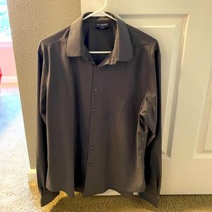 Van Heusen Gray Men Button Up